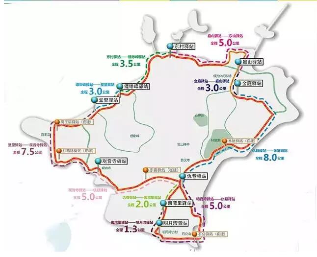 西山環(huán)島地圖